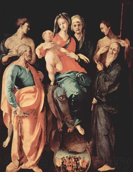 Jacopo Pontormo Annen Altar France oil painting art